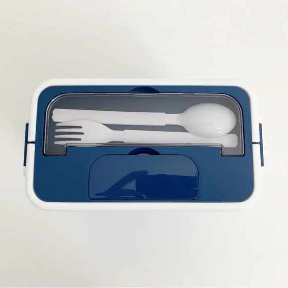 Tommy Bahama "Bento Box" 3 Layer Blue & White ~ NIB - Picture 6 of 9